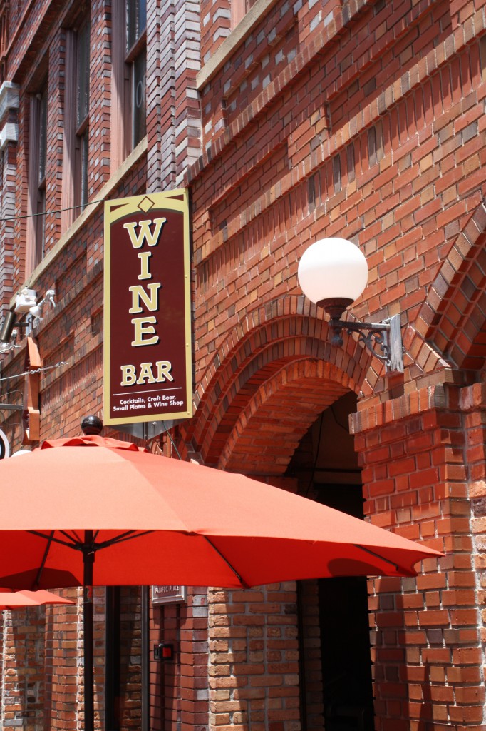 wine bar sign